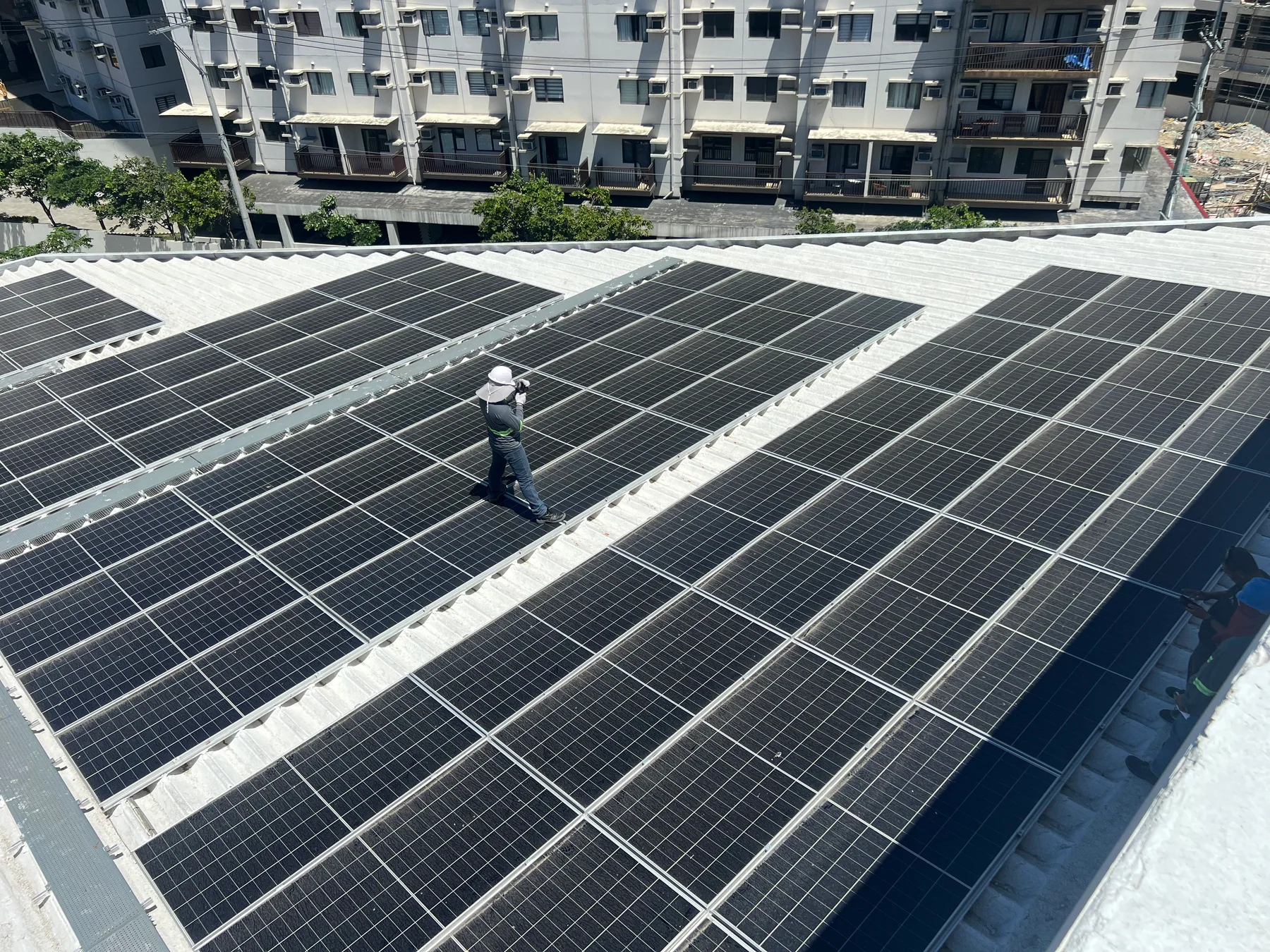 Waltermart Tagaytay rooftop solar installation
