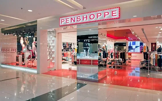 Penshoppe store in a shopping mall
